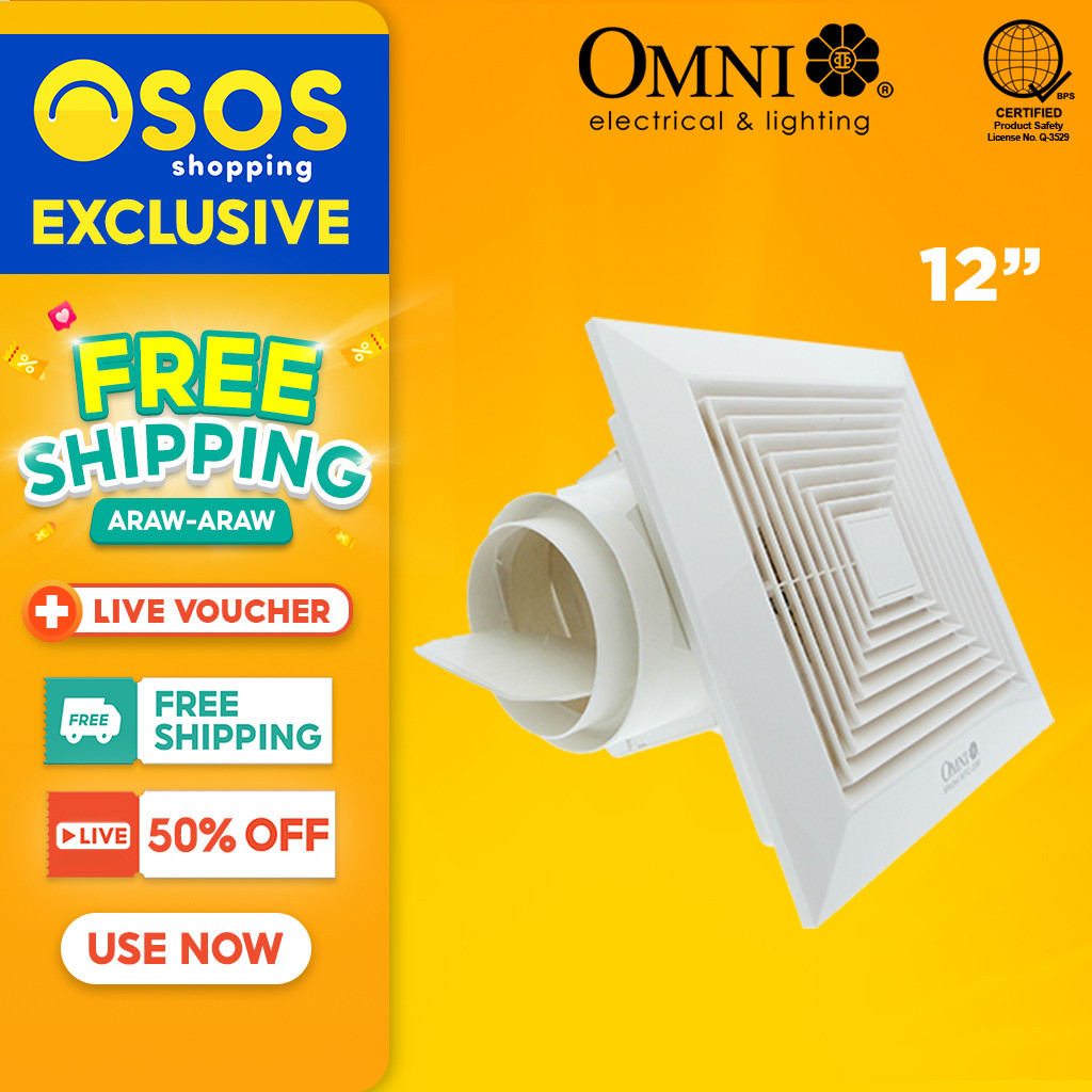 Omni Original Ceiling Mounted Exhaust Fan 12