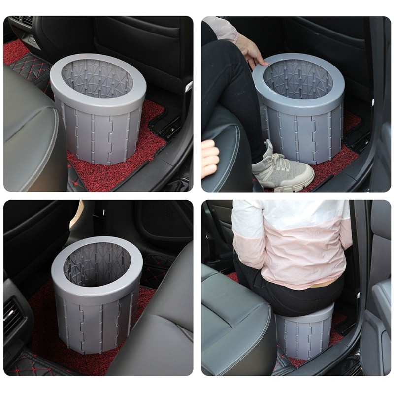 ♣Portable Folding Camping Toilet Travel Outdoor Commode Porta Potty Car ...