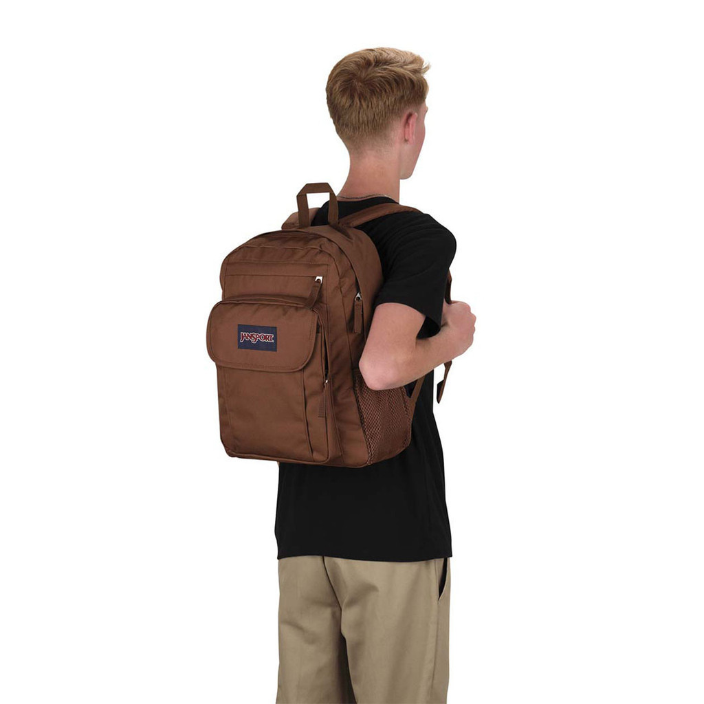 jansport backpack big student carpenter brown JanSport Union Pack Backpack Basic Brown 27L
