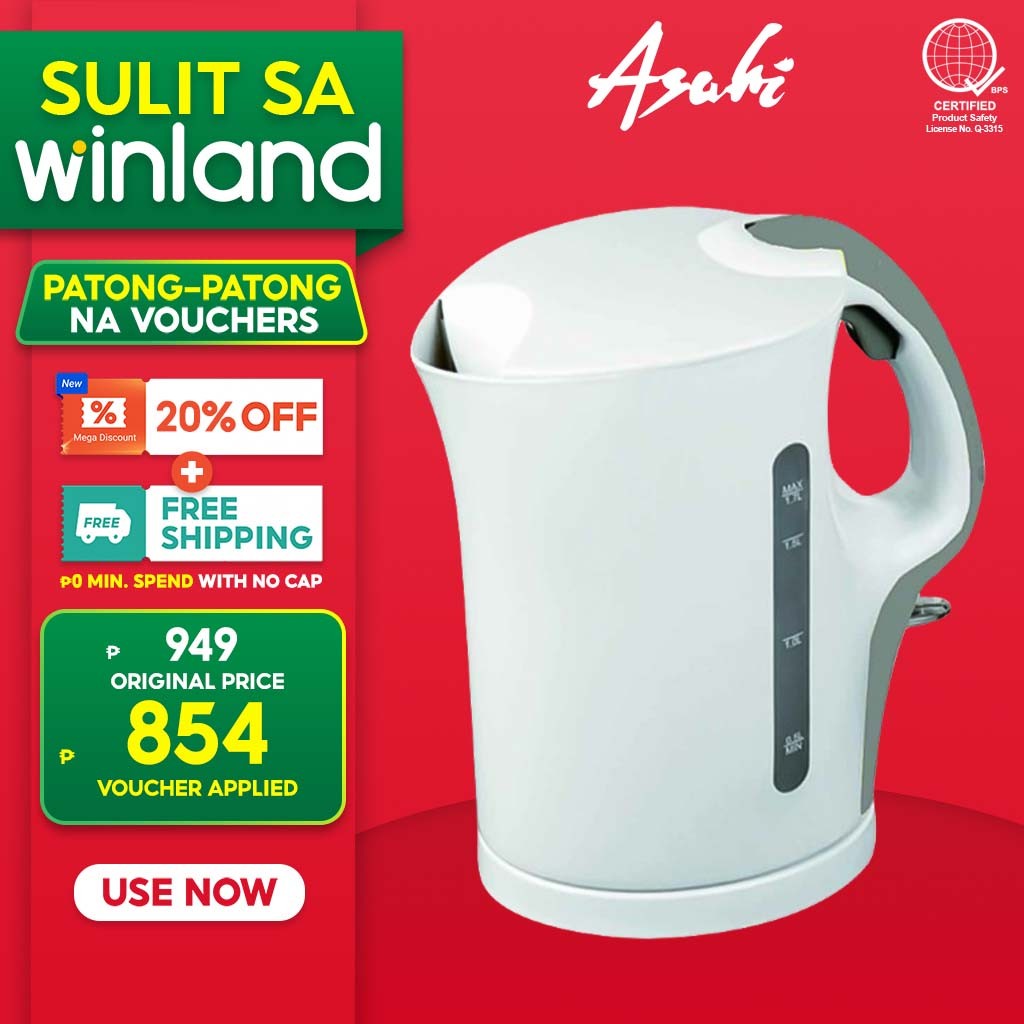 Asahi by Winland Kettle Electric Water Heater w/ High Temp Body