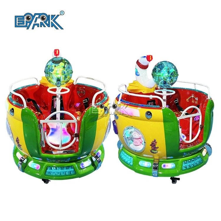 Mini Amusement Kiddie Ride Coin Pusher Gaming Machine Plastic Revolving ...