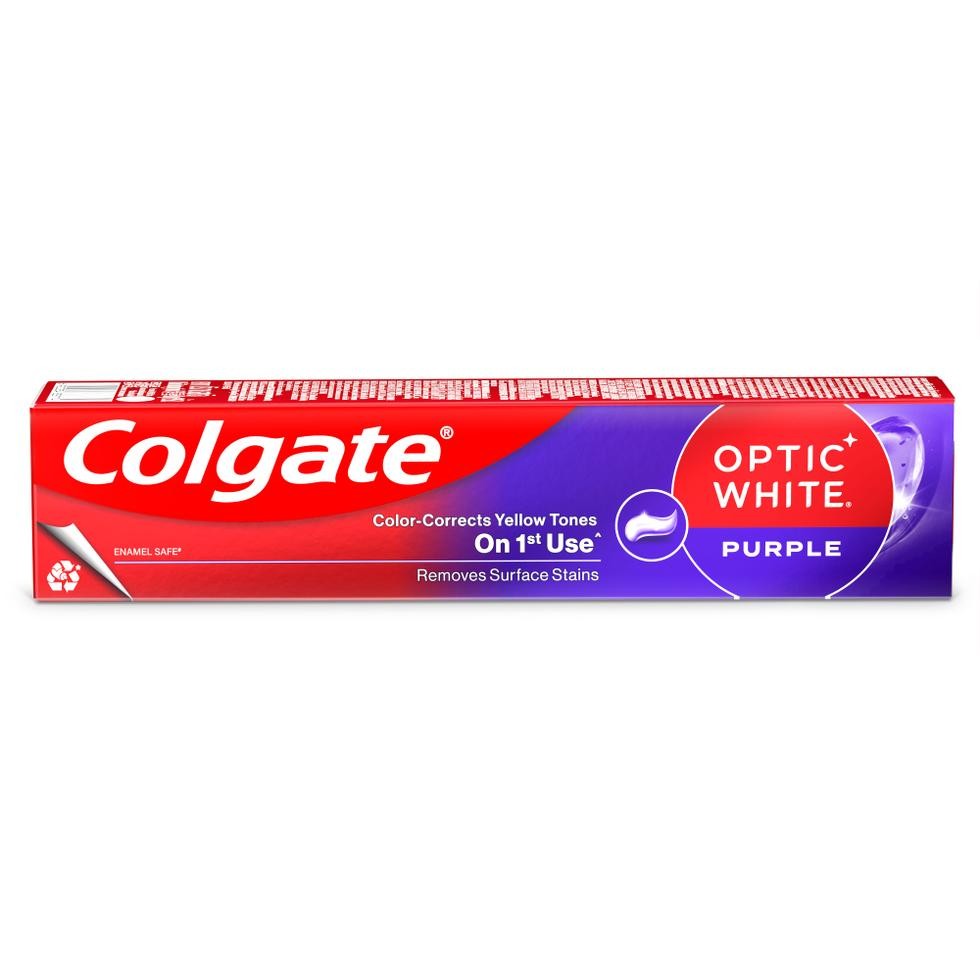 Colgate Toothpaste Optic White Purple 40g | Shopee Philippines