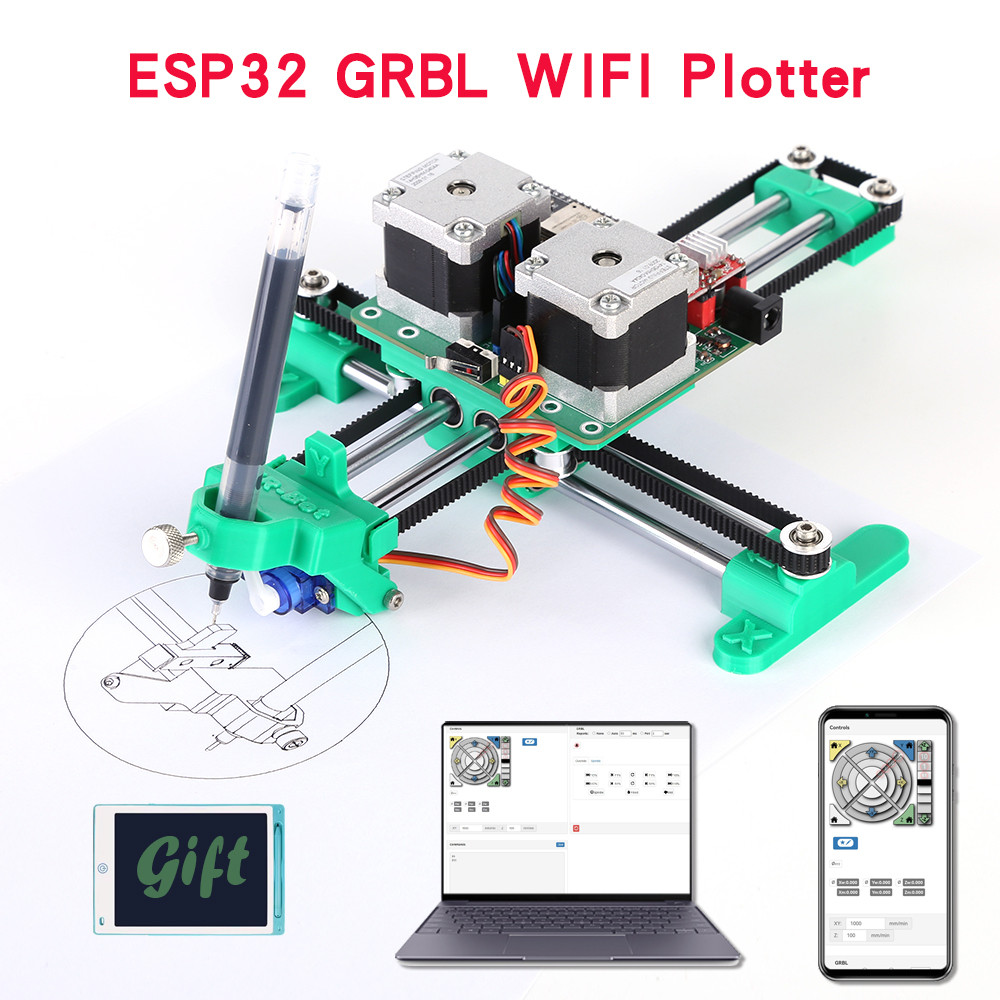 ️Grbl ESP32 WIFI DIY Assembled XY Plotter Pen Drawing Robot Drawing ...