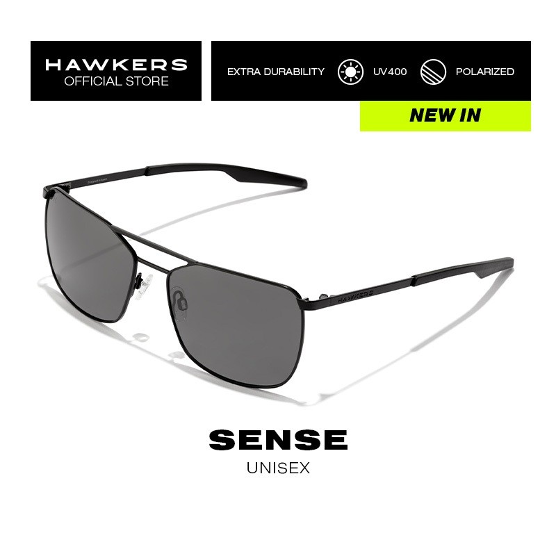 HAWKERS Polarized Sense Sunglasses For Men And Women, Official  Product Designed In