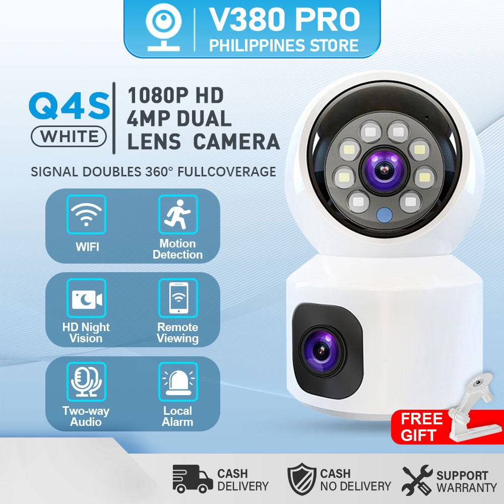 V380 PRO CCTV Camera 1080P Dual Lens Wireless Home Security IP
