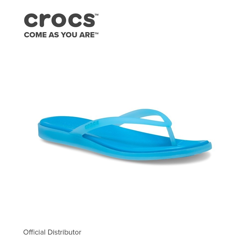 Crocs Women's Miami Frosted Flip in Tinted Glass | Shopee Philippines