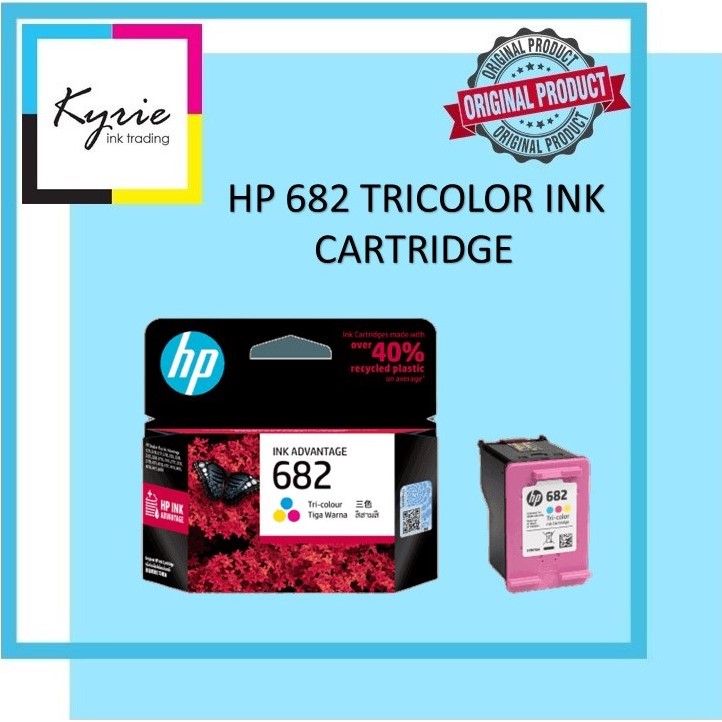 HP 682 Tri-color Original Ink Advantage Cartridge | Shopee Philippines