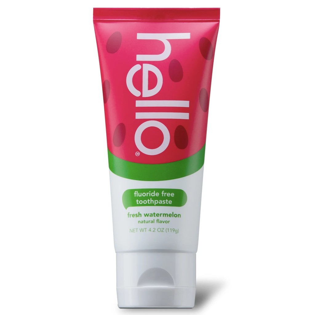 Hello Natural Fluoride Toothpaste Watermelon for Kids (119 g) | Shopee ...