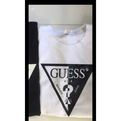 Guess shirt black and white on sale