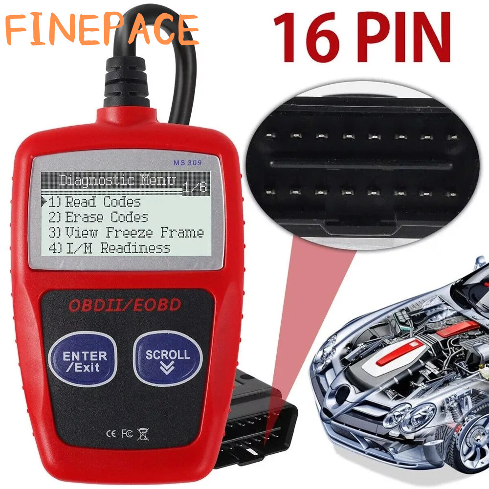 Car Diagnostic Tool Car Code Reader Ms309 Obd2 Engine Diagnostic Code