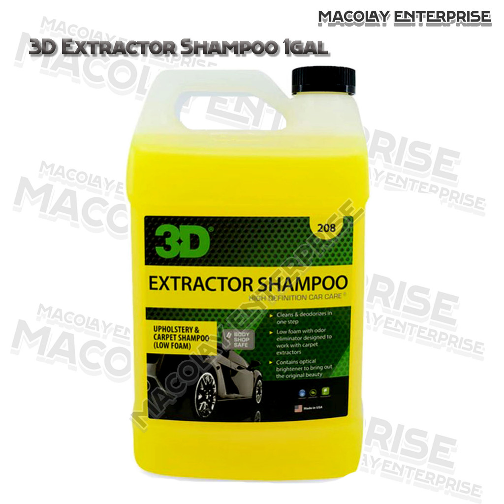 3D Extractor Shampoo 1 Gallon Macolay Enterprise | Shopee Philippines