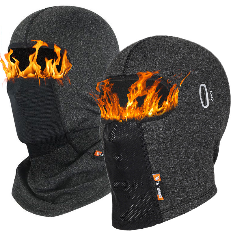 Winter Thermal Cycling Face Mask Balaclava Head Cover Windproof ...