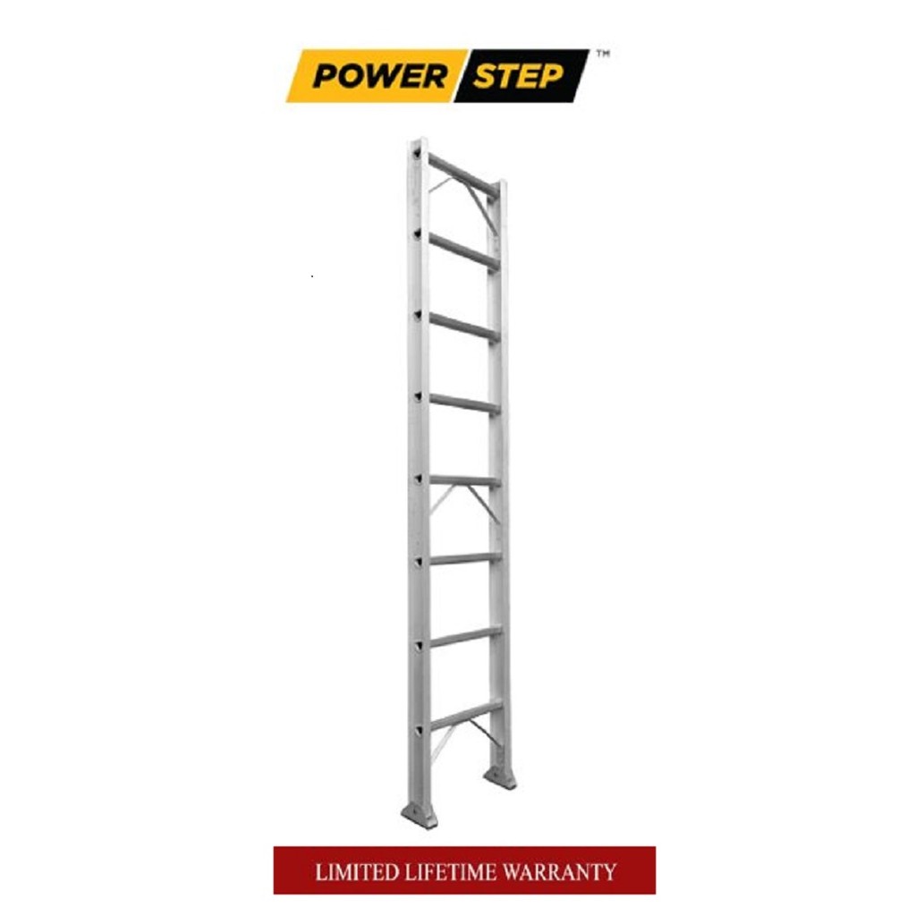 Power Step HEAVY DUTY Aluminum Straight D-rung Ladder 8ft | Shopee ...
