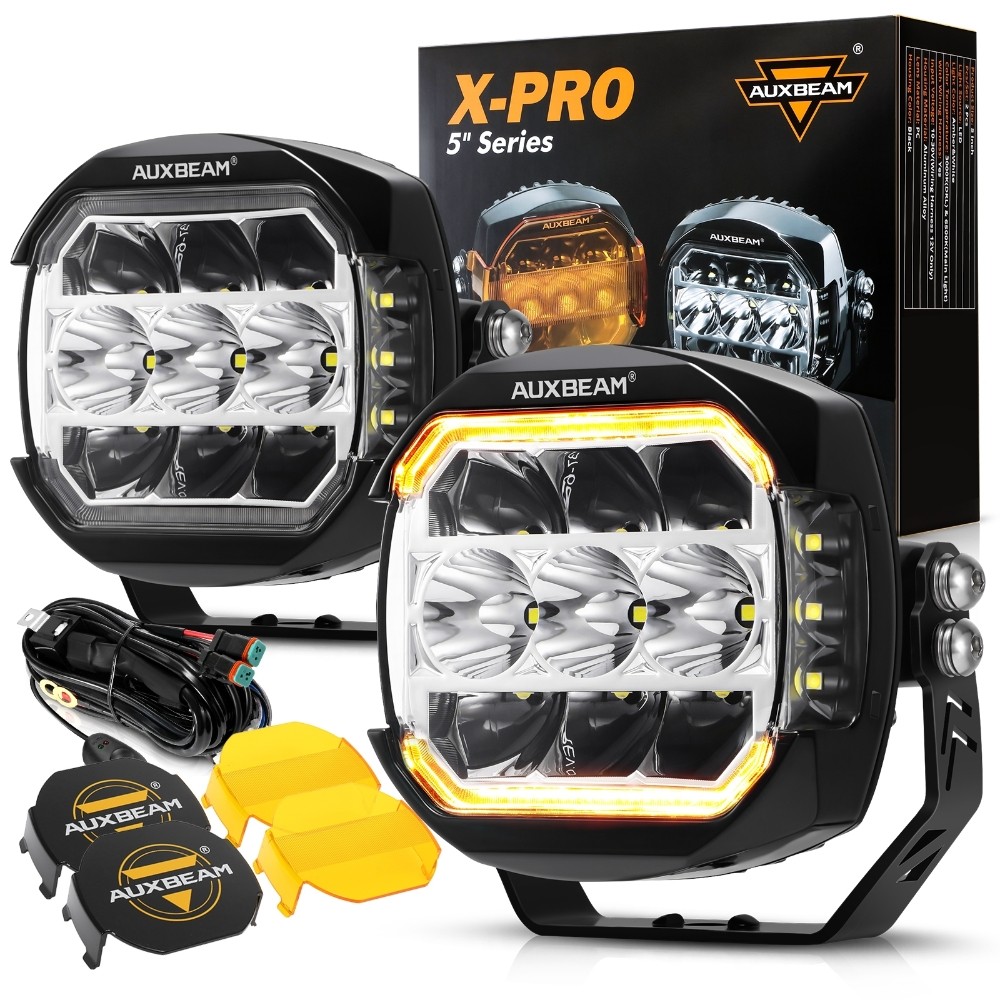 AUXBEAM LED Driving Lights 3/5 inch Work Light Pods Combo Beam Offroad ...