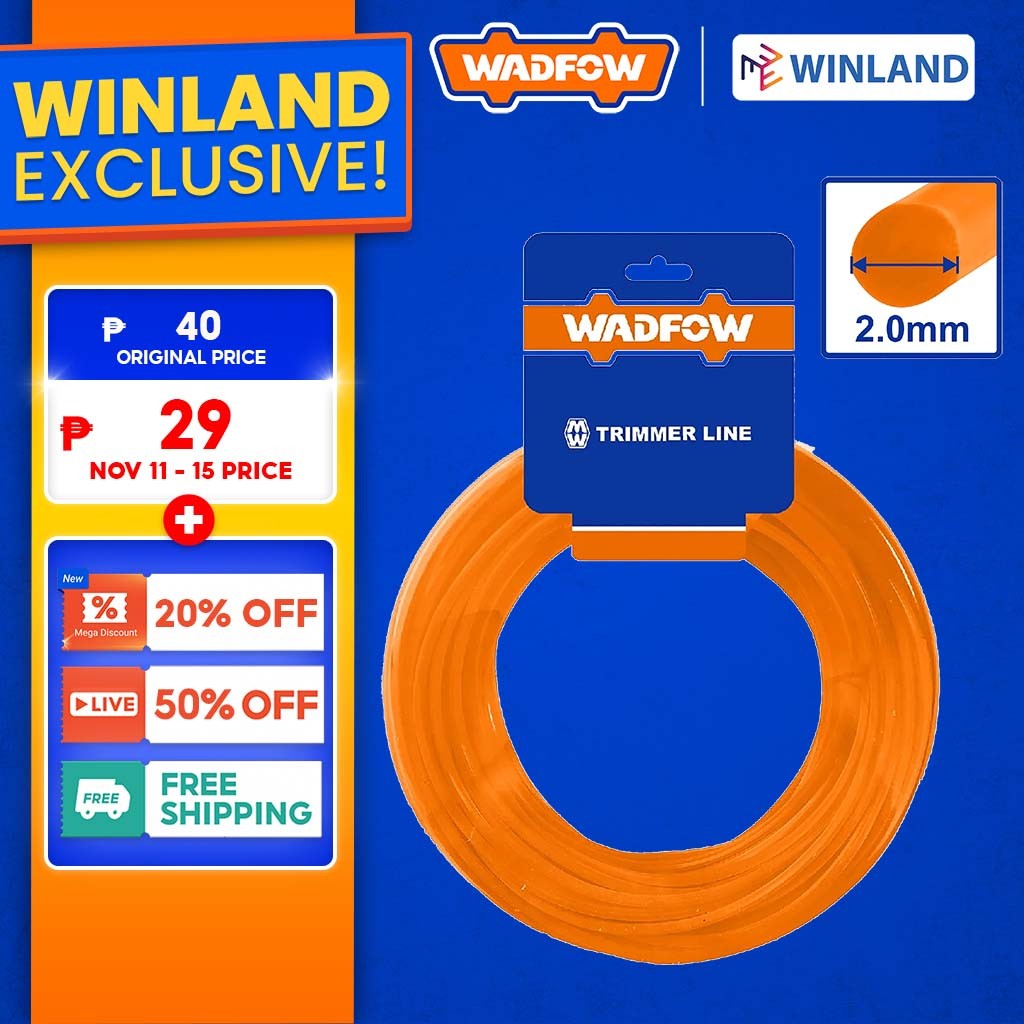 Wadfow by Winland Trimmer Line Circular Nylon Threads For Weeder ...