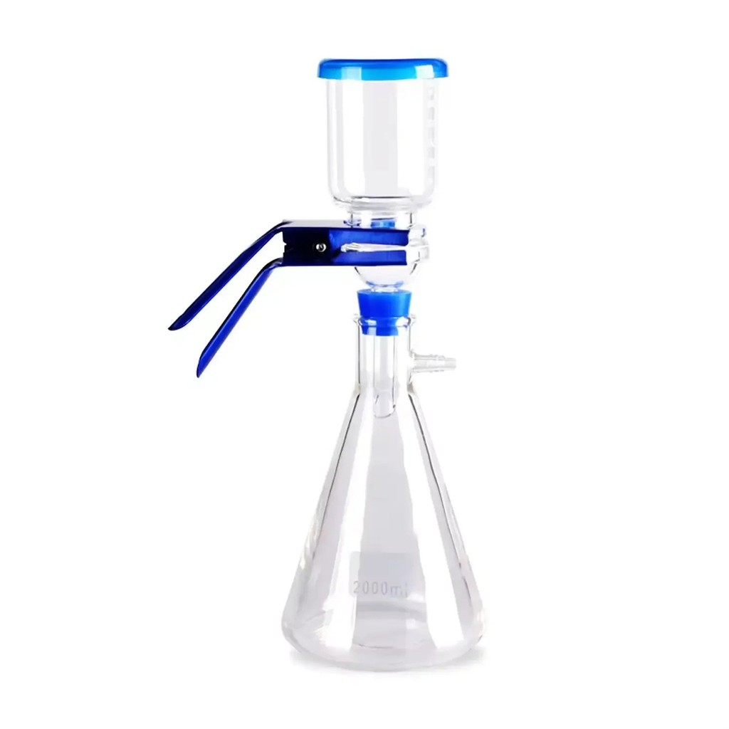 Solvent Filtration Apparatus Set 1000 mL Glass Sand Core Vacuum Filter ...