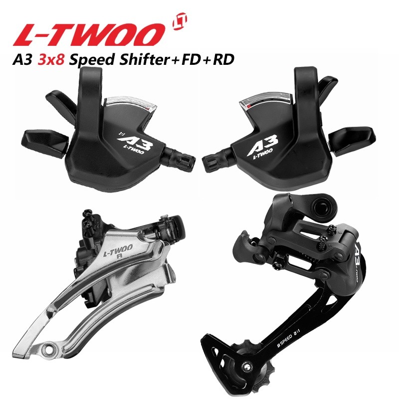 LTWOO A3 3x8 Speed 24 Speed Rear Derailleur Front Derailleur Shifter Lever Groupset Shifter RD FD For MTB Mountain Bike New Version Shopee Philippines