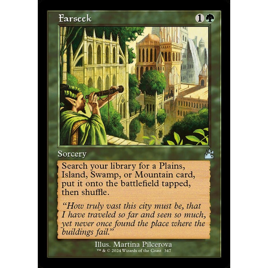 Farseek normal Ravnica Remastered RVR MTG Magic the Gathering | Shopee ...