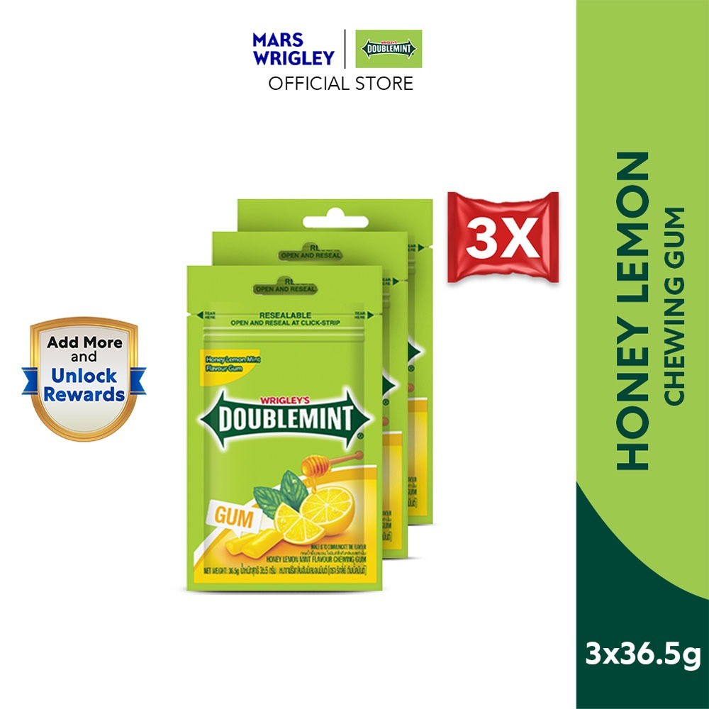 Doublemint Honey Lemon 25s Resalable [Bundle of 3] | Best-selling ...