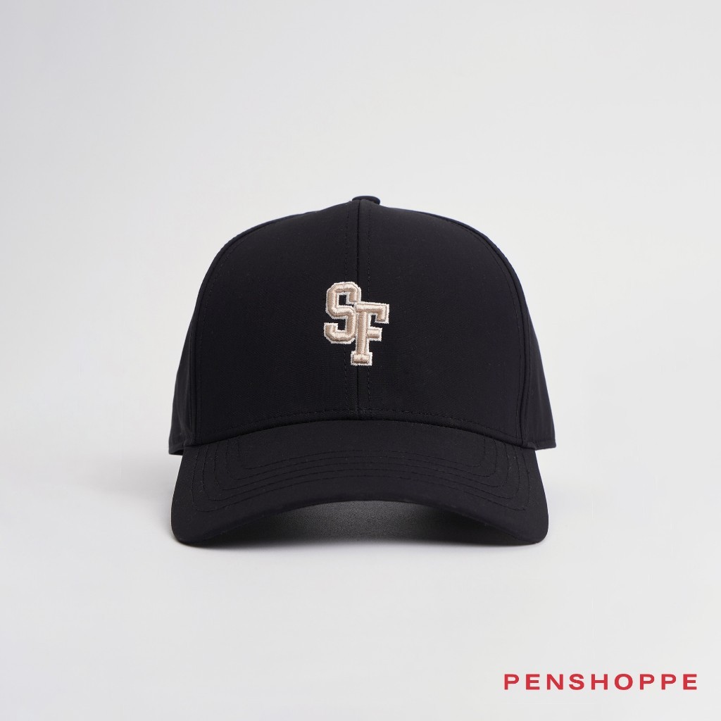Penshoppe Varsity Cap With Embossed Embroidery For Men (Black/Dark ...