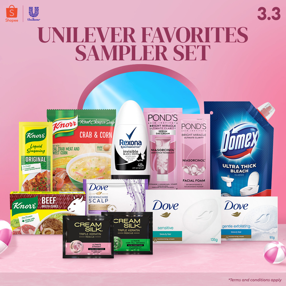 Unilever Favorite's Sampler Set | Shopee Philippines