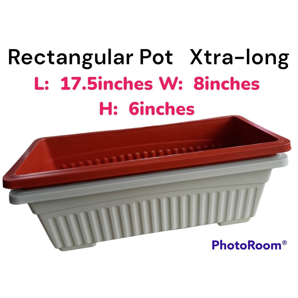 Rectangular Pots Xtra-Long size for Plants | Shopee Philippines