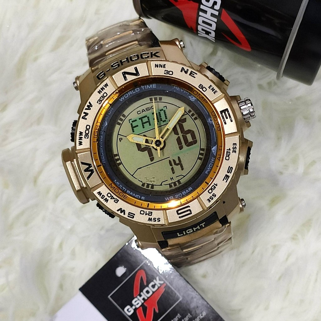 New!! ProTrek G Shock PRW-5300 Dual-Time Navy Military Actual-Pic ...