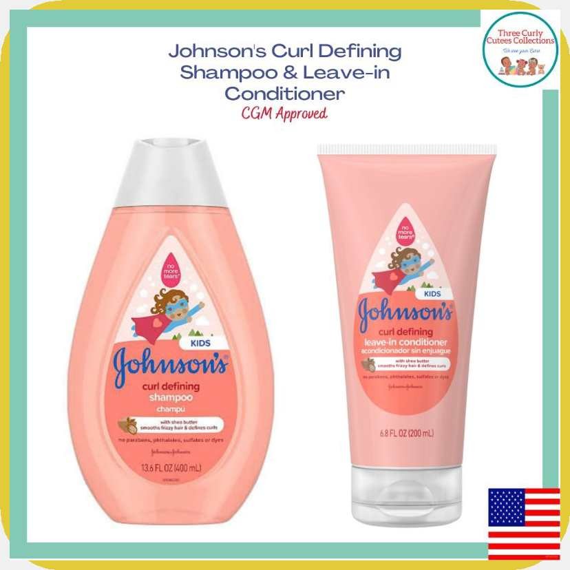 Johnsons`O/Curl)f}Defining>L}Shampoo)b>and}b)Conditioner>c}for)C>Curly