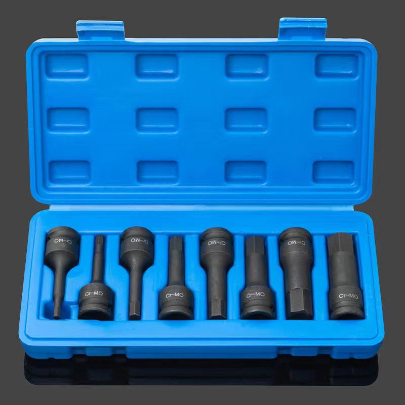 1/2-inch Drive Chrome Molybdenum Steel Hex Key Socket Metric Allen Bit ...