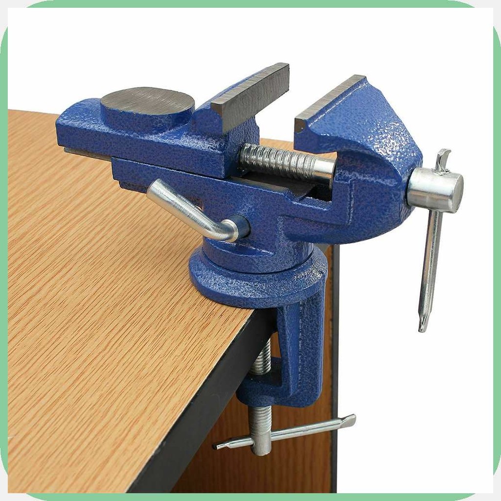 MINI!rWORK}I_BENCH=aW\VICE\ESWIVEL\e"TABLET\CLAMP"SBASE]ZCAST IRON