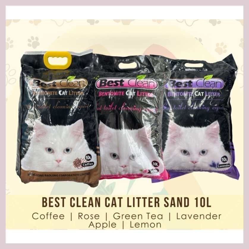 Best!gP+Clean>k/Bentonite'gCatnx"LitterQt\SandEd.(10L)]SF(maximum