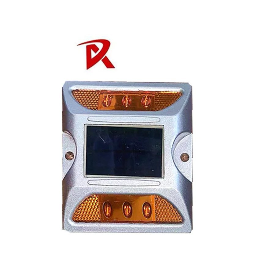 30 tons flexible solar panel powered blinker / traffic driveway light ...