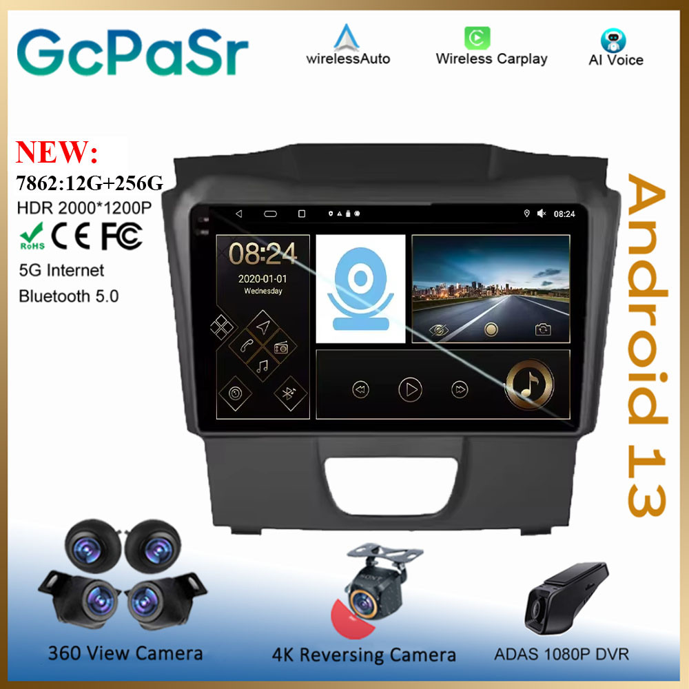 Android For Isuzu D-MAX Dmax MU-X Mux 2017 Head Unit 7862 No 2din ...