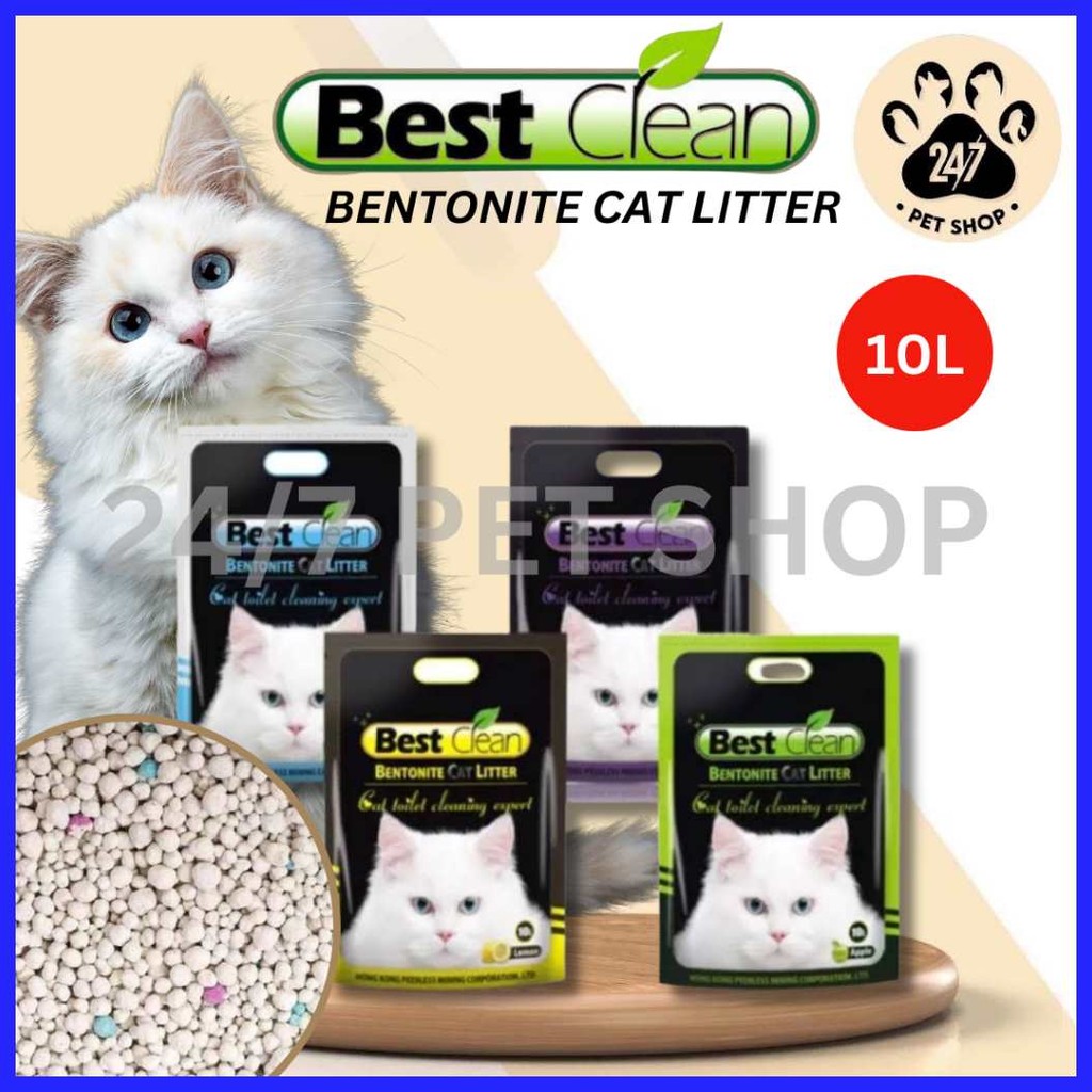 Cat>d)litter(i=10l(o>best)w>clean)k>bentonite)n>sand)q>for)u>pet Cats 