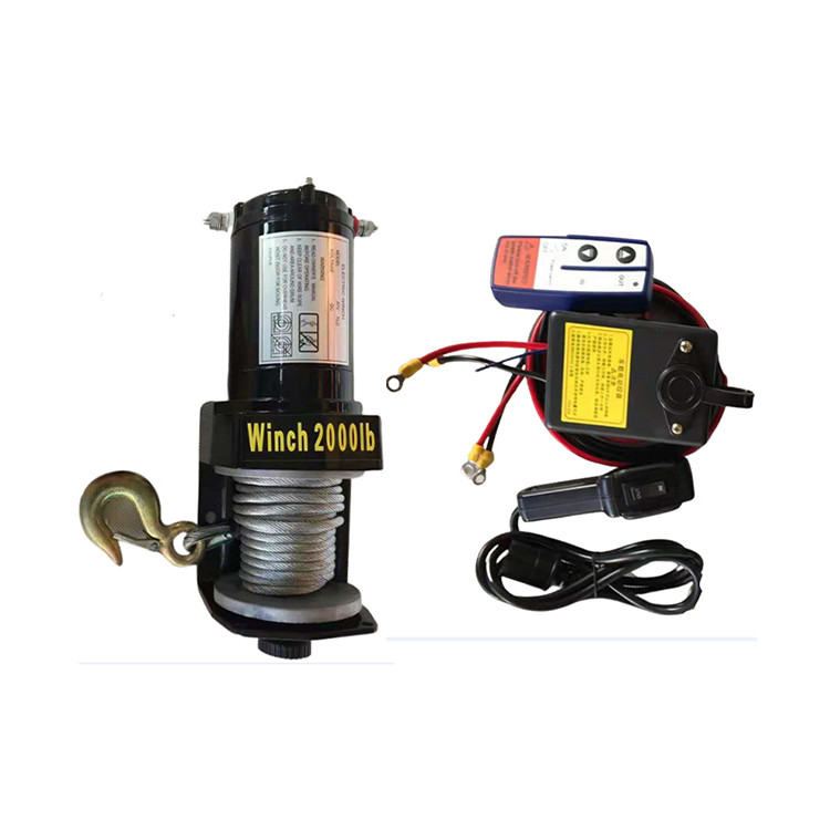 (COD) Factory Wholesale Wire Rope Electric Winch Small Motor Mini S ...
