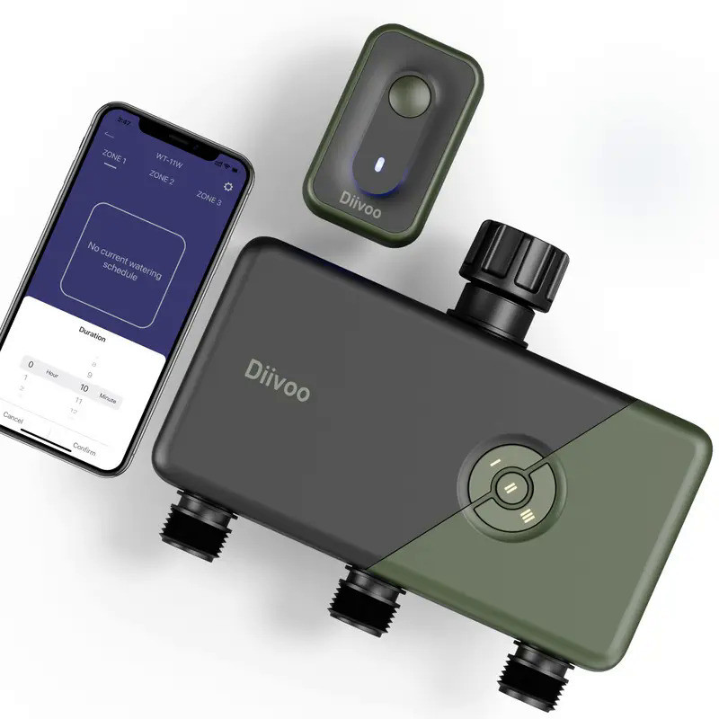 WiFi Garden Watering Timers Smart Drip Irrigation Rain Delay ...