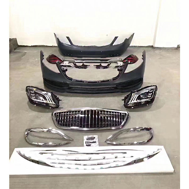 ☫For Mercedes S Class W222 14-20 Modified Model Body Kit Include Front ...