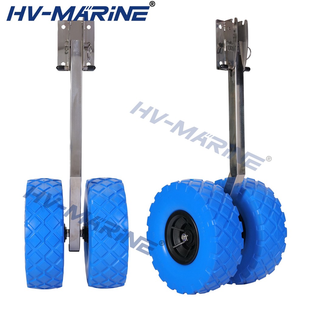 ♦inflatable boat launching wheels rubber boat stern wheels fishing boat ...