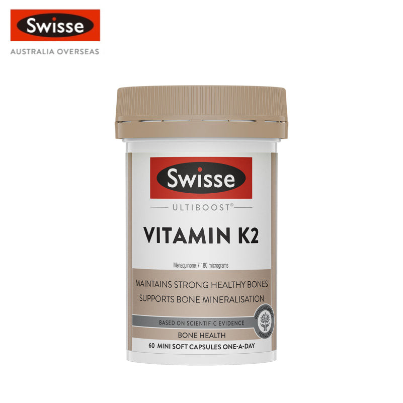 Swisse Ultiboost Vitamin K2 60 Mini Soft Capsules (EXP:12 2027 ...