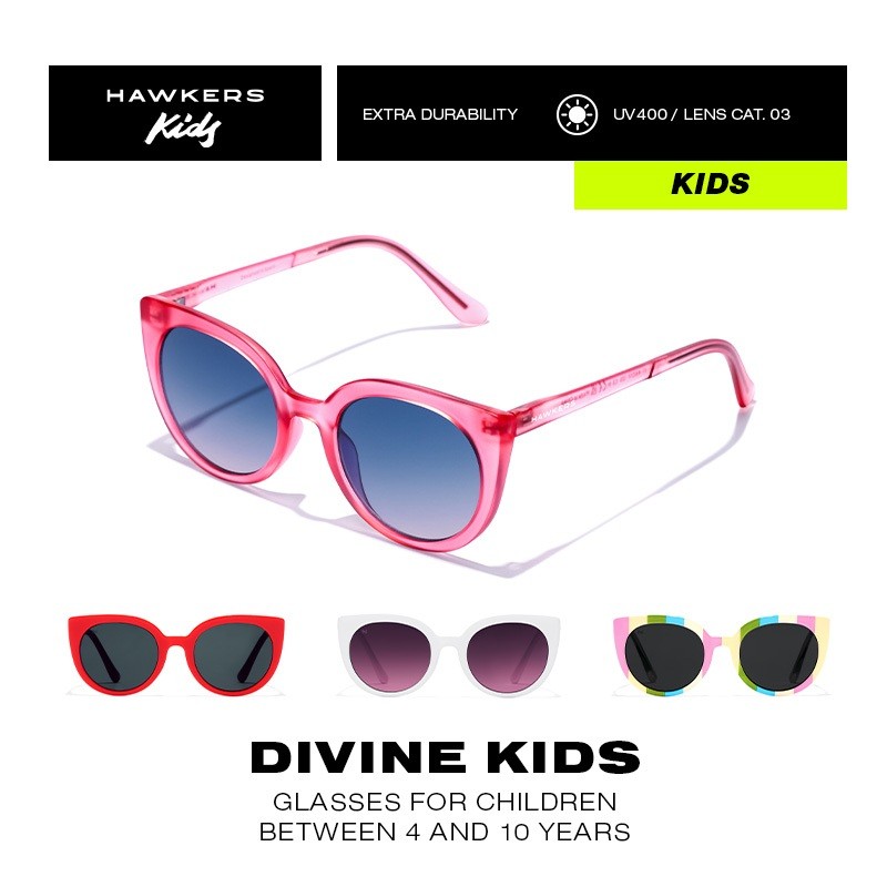 HAWKERS Divine Kids Sunglasses For Girls, Official Product Designed  In