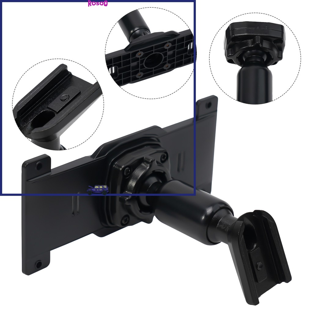 Dash Cam Mount with Rear View Mirror Metal Back Plate Easy and Secure ...