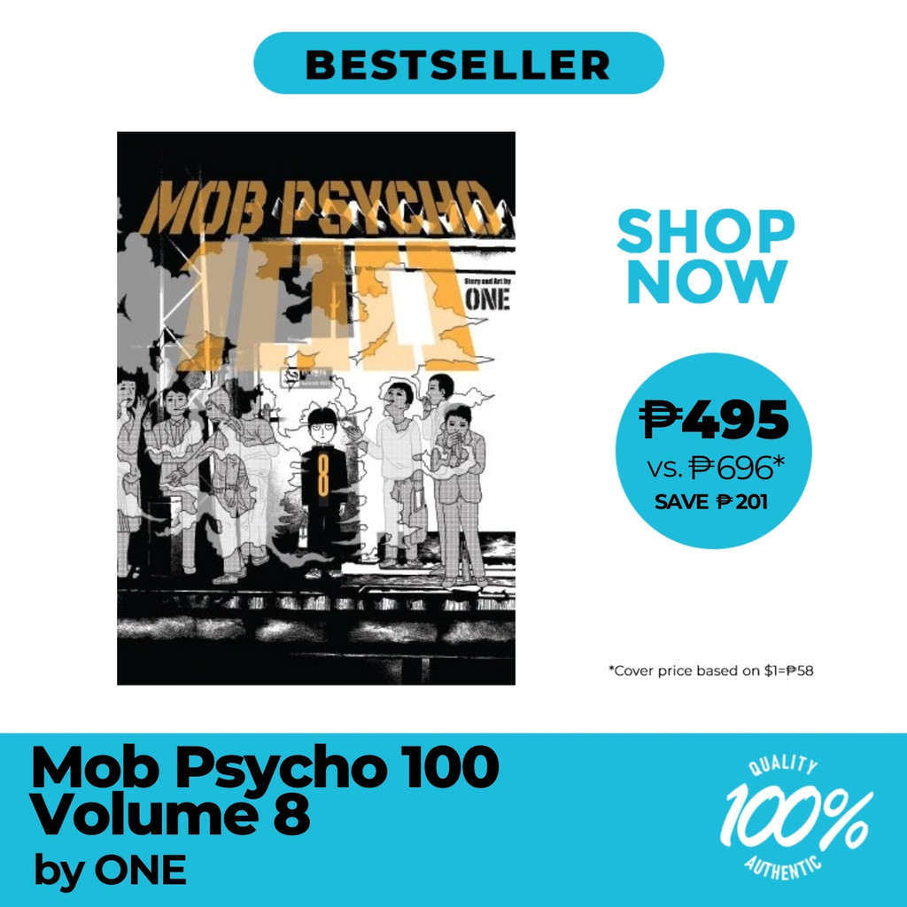 Mob Psycho 100 #8 by One - Trade Paperback - Manga - Comics | Shopee ...