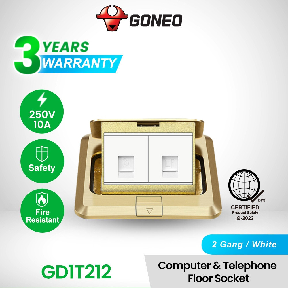 Bull GD1T212 Floor Pop-up Telephone and Computer Outlet | Shopee ...