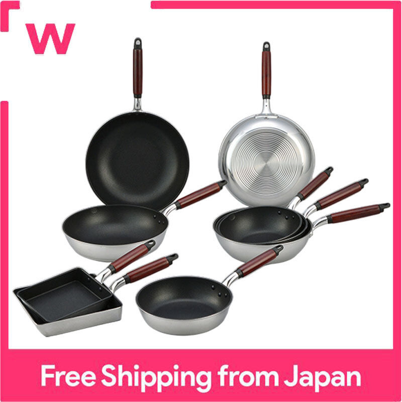 HOKURIKUALUMI Lightweight Nonstick Frying Pan, Stirfry Pots 20/22/24