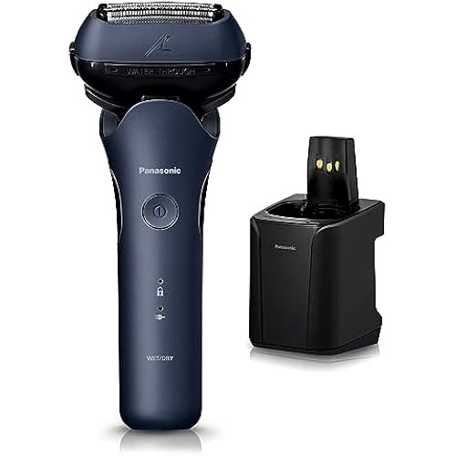 Panasonic Men s Shaver Ramdash 3-blade Fully Automatic Cleaning Charger ...