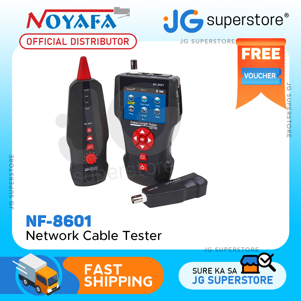 Noyafa NF-8601 Network Cable Tester Cable Length Meter Telephone Line ...