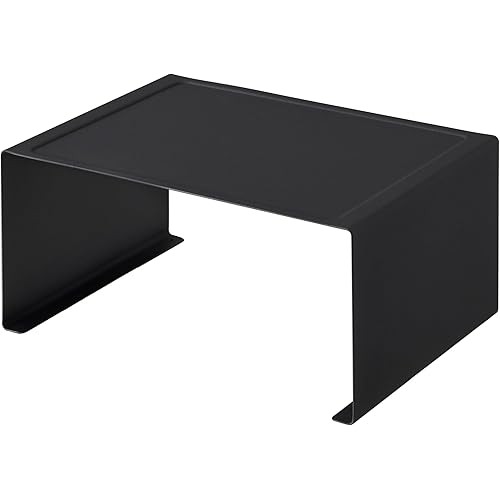 YAMAZAKI Kitchen Steel U-shaped Rack L Black, approx. W30.5XD22XH14cm ...