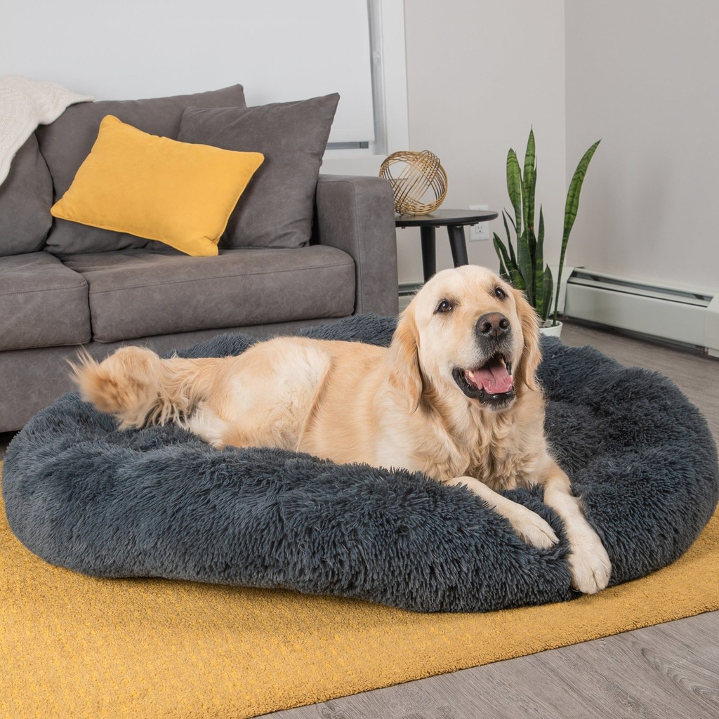 New Link for Drop Shipping VIP Donut Long Plush Dog Bed for Pet Cat