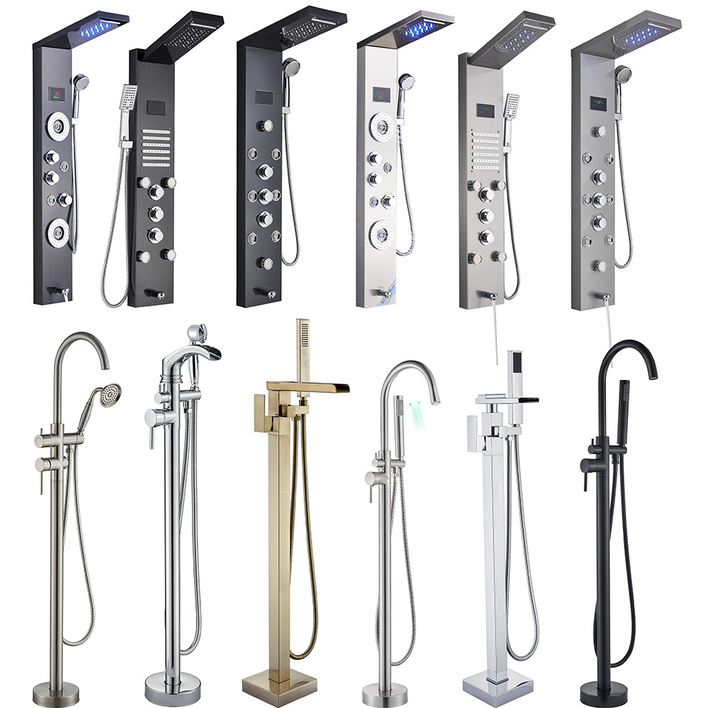 Promotion Shower Panel Shower Column Bathroom Bath Shower Set Ship From ...