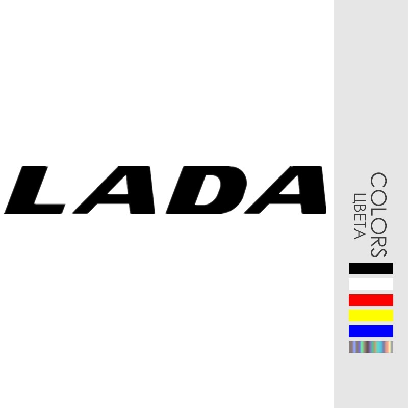 CK20935# Vinyl Decal LADA Car Sticker Waterproof Auto Decors for Lada ...